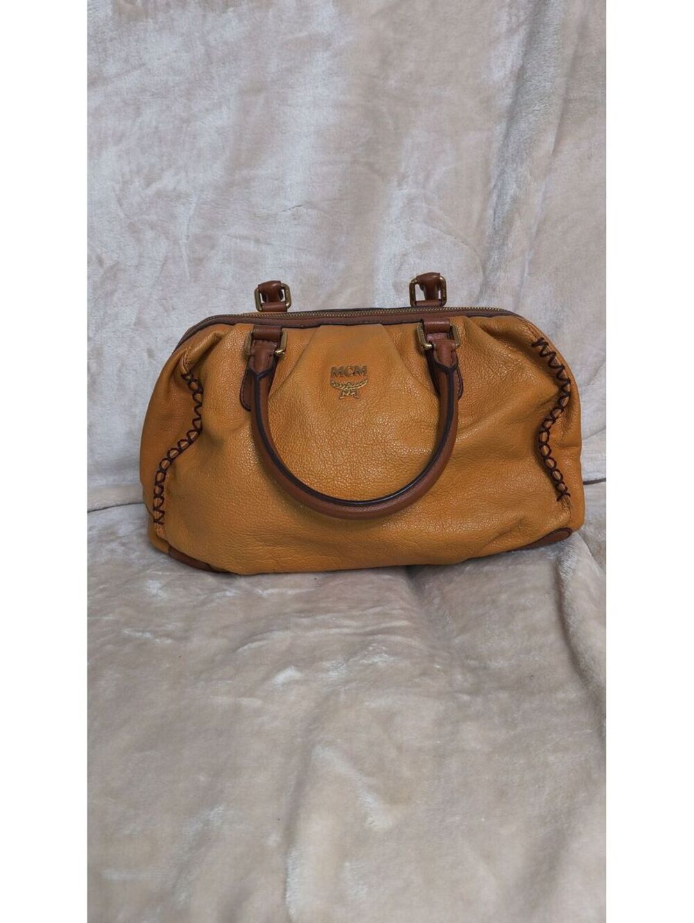 L25. MCM VINTAGE Top Handle Bag